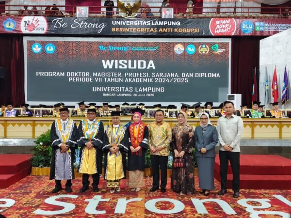 Wisuda Unila, Ketua Ikaperta: Jadilah Lulusan yang Berdampak
